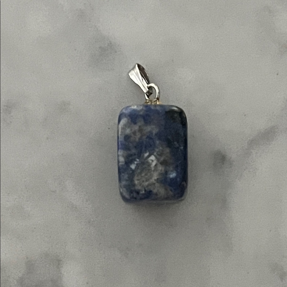Natural Blue Stone Pendant